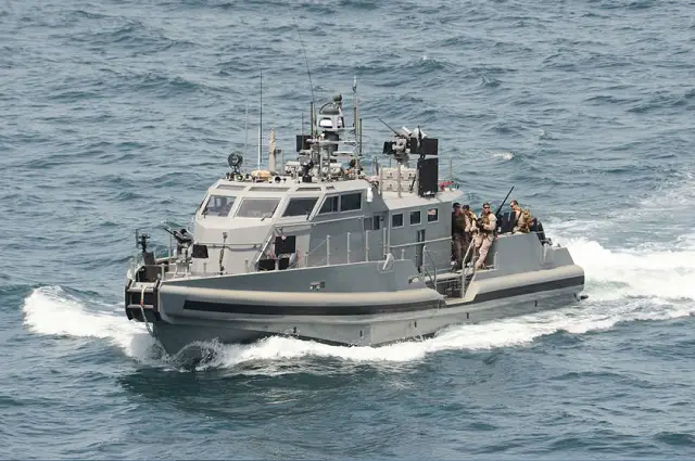 A Coastal Command Boat (CCB) from the Afloat Forward Staging Base (Interim) USS Ponce (AFSB(I) 15) participates in an exercise with the amphibious transport dock ship USS Mesa Verde (LPD 19). Mesa Verde is part of the Bataan Amphibious Ready Group and, with the embarked 22nd Marine Expeditionary Unit, is deployed in support of maritime security operations and theater security cooperation efforts in the U.S. 5th Fleet area of responsibility. (U.S. Navy photo by Mass Communication Specialist 2nd Class Shannon M. Smith/Released)with more vessels set to follow.