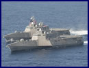 Littoral Combat Ship USS Coronado (LCS 4) successfully tracked and neutralized both single and multiple fast inshore attack craft during live-fire testing off the coast of California July 18-22. It also demonstrated the ability to counter incoming anti-ship missiles when it successfully executed the first even at-sea demonstration of the SeaRAM Point-Defense Weapon System on August 14.