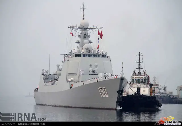 Two People's Liberation Army Navy (PLAN) vessels have docked at Iran's principal naval port for the first time in history, Iranian admirals told state television on Sunday, adding that the PLAN and Islamic Republic of Iran Navy (IRIN) would conduct four days of joint naval exercises.