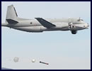 The French Navy released a picture showing one of its ATL2 (Breguet/Dassault Atlantique 2) Maritime Patrol Aircraft (MPA) launching a MU90 torpedo. The MPA belongs to the Flotille 21F based in Lann-Bihoué (Britanny) and the trial was conducted at the French procurement agency (DGA) maritime test field in the Mediterranean Sea. The first even MU90 torpedo launch from an ATL2 took place in April 2011.