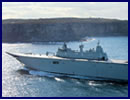 HMAS Adelaide, the second of two Landing Helicopter Docks (LHDs) built for the Royal Australian Navy, was commissioned into the Fleet today, alongside Garden Island, Sydney.