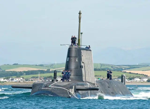 Astute Class submarine HMS Artful has officially become a Commissioned Warship of the Royal Navy at a ceremony at HM Naval Base Clyde on March 18 2016. Guest of honour at the ceremony was the submarine's sponsor Lady Zambellas, who had named Artful in September 2013, before her launch in May 2014, in Barrow in Furness.