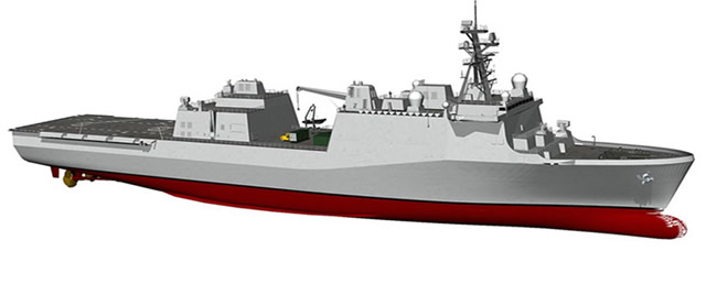This new San Antonio class order will allow HII to keep the LPD 17 production line going and filling a gap until the future LX(R) amphibious ship program comes online in a few years. LX(R) / LPD Flight IIA rendering here. Image: Huntington Ingalls Industries.