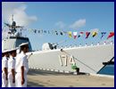 According to the People's Liberation Army Navy (PLAN or Chinese Navy) the third Type 052D (NATO reporting name Luyang III class) destroyer Hefei (hull number 174), was just commissioned on December 12 with China's South Sea Fleet. The vessel is now homeported at Yulin Naval Base located in the Yalong Bay (city of Sanya) on Hainan island.