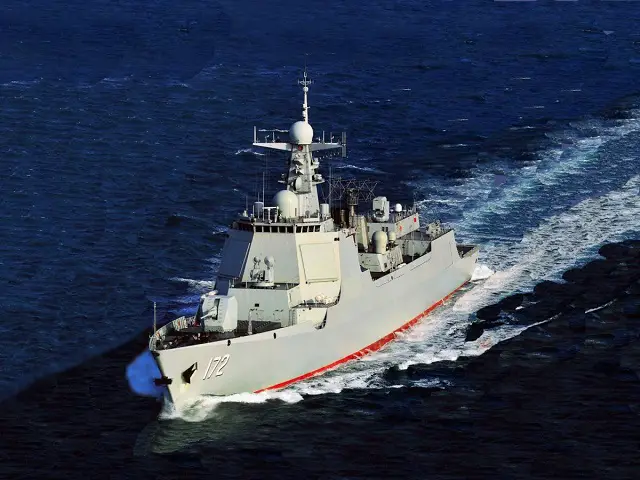 Based on pictures that have just been released by Chinese spotters, it appears that the People's Liberation Army Navy (PLAN or Chinese Navy) next in-line Type 052D Destroyers (NATO reporting name Luyang III class) will be fitted with the H/PJ-11 close-in weapon system (CIWS) instead of the smaller H/PJ-12 currently fitted on existing vessels of the class.