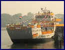 The third ship of the Landing Craft Utility (LCU) Mk IV project, Yard 2094, for the Indian Navy was launched at an impressive ceremony at Garden Reach Shipbuilders and Engineers Ltd (GRSE), Kolkata, in the presence of Vice Admiral Sunil Lanba, Vice Chief of the Naval Staff and Smt. Reena Lanba. 