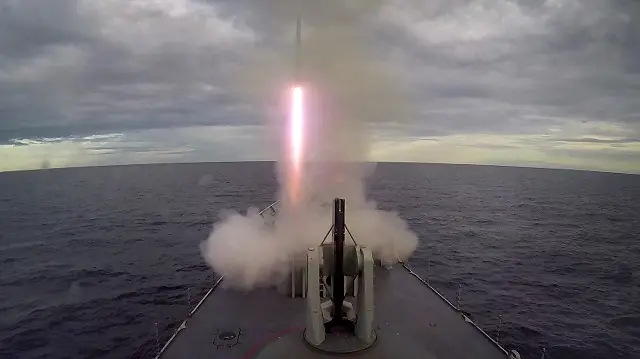 The Royal Australian Navy Adelaide class frigate, HMAS Melbourne, has successfully fired two Evolved Sea Sparrow Missiles (RIM-162 ESSM), reinforcing her war-fighting and mariner skills. The missile firings were conducted off the coast of New South Wales on 24 June against an unmanned aerial target launched from the Beecroft Range at Jervis Bay. 