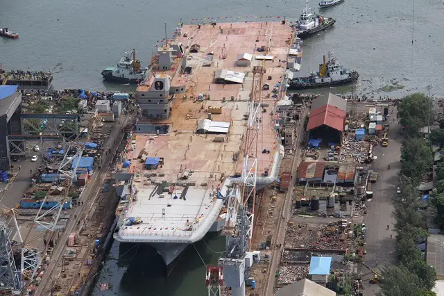 India on June 11th undocked its first indigenously-built aircraft carrier INS Vikrant at Cochin Shipyard Limited (CSL) in the South West of the country. The ship, built at CSL, will now undergo final outfitting followed by a series of sea trials before its induction into the Indian Navy.
