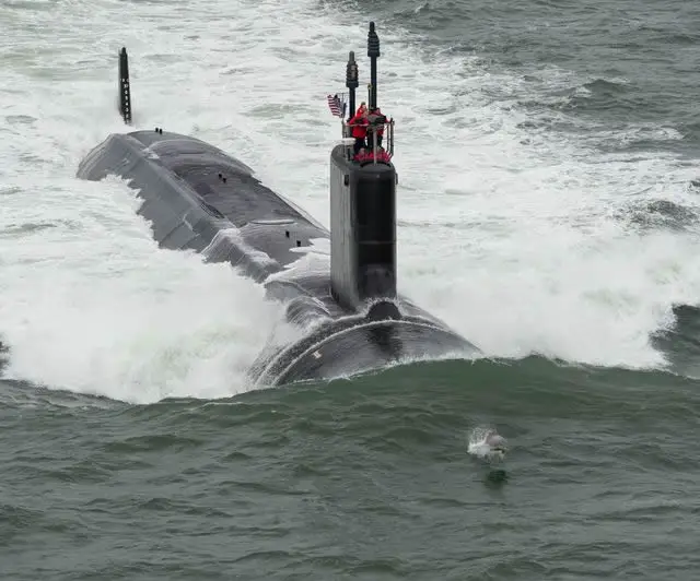 Huntington Ingalls Industries' (HII) Newport News Shipbuilding division delivered the submarine John Warner (SSN 785) to the U.S. Navy yesteday. The Virginia-class submarine, the first to be named for a person, was delivered two and a half months ahead of schedule.