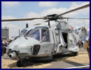 NHI celebrated during the Paris Air Show 2015 the operational achievements of the French Navy with the NH90 NFH “Caiman” Marine. This event took place in the NHI Pavilion in presence of vice-admiral de Tarlé vice-chief of the French Navy, and Rear Admiral Thouvenin commanding the French Fleet Air Arm in presence of the NHI Board. 