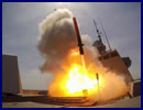 The frigate Aquitaine, the first unit in the multi-mission frigate program (FREMM), has successfully fired its first naval cruise missile on May 19 on the firing ranges of the DGA missile testing centre off Levant Island. This is the first time that a European surface ship has fired a cruise missile.