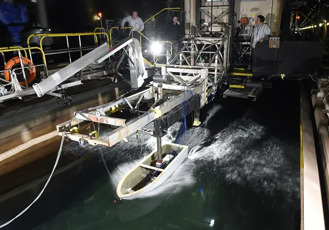 Earlier this month, scientists sponsored by the Office of Naval Research (ONR) performed experiments to better understand the motions, forces and pressures generated by waves on boats with high-speed planing hulls.
