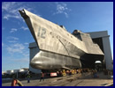 The US Navy christened its newest Independence-variant littoral combat ship, USS Omaha (LCS 12), during a ceremony held Saturday, Dec. 19 in Mobile, Alabama. Omaha, designated LCS 12, honors the city of Omaha, Nebraska.