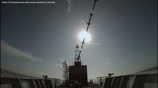 Orbital ATK, a global leader in aerospace and defense technologies, and the U.S. Navy successfully launched and scored a hit against the Mobile Ship Target during Block 1 upgrade test firings of the AGM-88E Advanced Anti-Radiation Guided Missile (AARGM) at the Point Mugu Sea Range on Aug. 18, 2015.