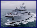 The French procurement agency (DGA) received, on behalf of the French Navy (Marine Nationale) the "d'Entrecasteaux" on March 25 2016. It is the first B2M (for bâtiment multi-missions or multi-mission vessel) intended for the overseas missions of sovereignty. D'Entrecasteaux will soon join its home port of Noumea in New Caledonia.