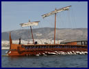 The Hellenic Navy has launched trireme Olympias back to sea after a period of repairs. A successful test sail took place on Tuesday 19 April before the ship took its place again at the Museum of Naval Tradition at Faliro area in Athens. The crew consisted of 170 cadets from the Naval Academy and the Naval Academy of Non-Commissioned Officers.