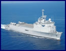 On 6 April, the Brazilian Navy (Marinha do Brasil) inducted in service the former French Navy Landing Platform Dock Siroco (L9012). President Dilma Roussef and the Governor of Bahia attended the ceremony of the vessel now named Bahia. It is planned to be operational in the second semester. 
