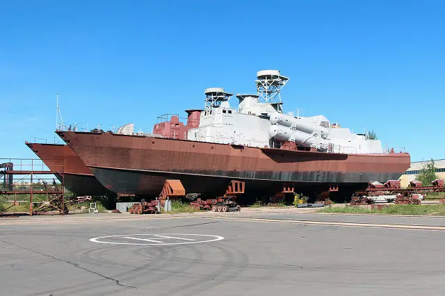 The Vympel Shipyard in Rybinsk in central Russia will complete, repair and upgrade two Project 12418 Molniya-class missile boats for the Russian Navy, the shipyard’s press office said on Friday. "The Vympel Shipyard has signed a contract with the Russian Defense Ministry to upgrade and repair two Project 12418 Molniya-class missile boats," the press office said. 