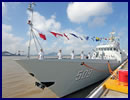 A commissioning, naming and flag-presenting ceremony of the new Huai'an corvette (hull number 509) of the People's Liberation Army Navy (PLAN or Chinese Navy) was held solemnly at the Zhoushan Naval Base (located in China's Zhejiang province). The event means that the vessel is officially commissioned to the PLAN. Qujing is the twenty-seventh Type 056 Corvette (Jiangdao class) in the PLAN fleet.