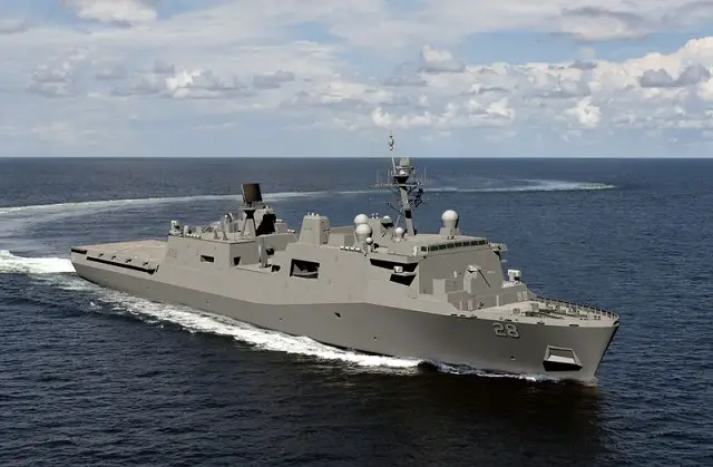 HII Authenticates Keel Of Amphibious Transport Ship Fort Lauderdale - LPD 28