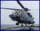 Just off the coast of Nova Scotia recently, the sun shone on a milestone achievement for the Royal Canadian Air Force’s CH-148 Cyclone helicopter project. The first Cyclone helicopter, fully manned by Royal Canadian Air Force (RCAF) personnel, successfully landed on a Canadian warship at sea on January 27, 2016. Her Majesty’s Canadian Ship Halifax, the ship on which the first Cyclone landing occurred, has been involved with CH-148 testing and training for the past year.