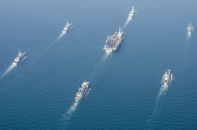 #5 - In Pictures: French Navy Carrier Strike Group With Two New Generation FREMM Frigates 