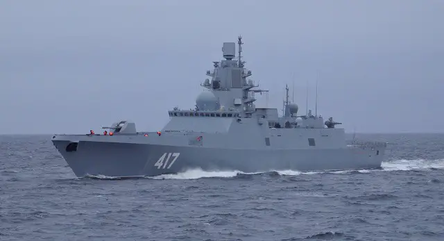 The latest Russian Navy frigate, the Admiral Gorshkov (lead ship of Project 22350), has practiced launching cruise missiles against coastal and sea targets as part of its trials, Northern Fleet spokesman Captain 1st Rank Vadim Serga said on Thursday.