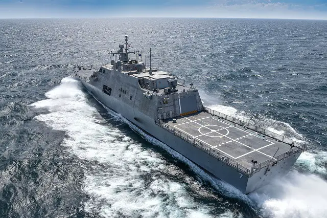 The future USS Detroit (LCS 7) successfully concluded its acceptance trial July 15 after completing a series of graded in-port and underway demonstrations for the U.S. Navy's Board of Inspection and Survey (INSURV).