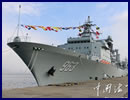 The People's Liberation Army Navy (PLAN or Chinese Navy) commissioned two Type 903A Fleet Replenishement Oilers on July 15 2016 with China's South Sea Fleet. A commissioning, naming and flag-presenting ceremony was held solemnly at the Zhoushan naval base in east China’s Zhejiang province for the new vessels: Honghu (hull number 963) and Luomahu (hull number 964).