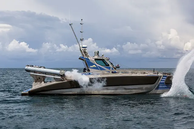 Elbit Systems completed recently a trial test torpedo launch from its Seagull multi-mission, autonomous Unmanned Surface Vessel(USV) system. The trial, performed out of Israel's Haifa port,demonstrated the capability of Seagull to install and launch lightweight torpedoes, adding to the advanced capabilities of the USV, which is designed to carry out unmanned maritime missions, such as protection of critical sea areas and high-value assets against submarines and sea mine threats.