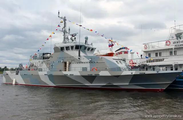 The Vympel Shipyard in Rybinsk in central Russia has floated out the first Project 21980 Grachonok anti-sabotage boat, the shipyard’s press office told TASS. 