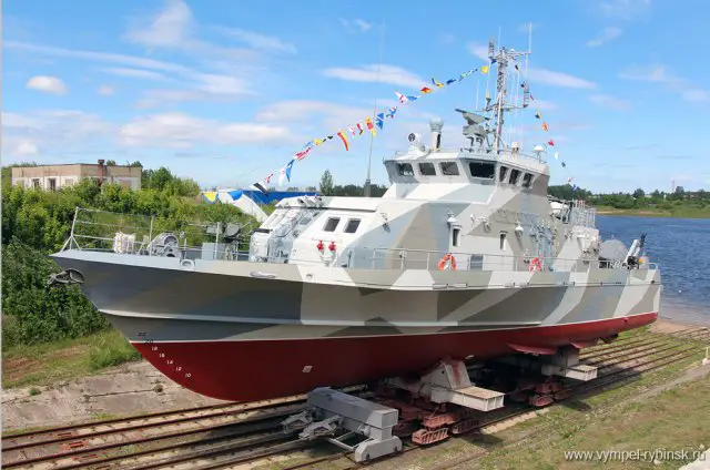 The Vympel Shipyard in Rybinsk in central Russia has floated out the first Project 21980 Grachonok anti-sabotage boat, the shipyard’s press office told TASS. 