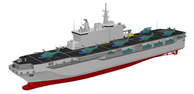 Rolls-Royce has been selected to provide MT30 gas turbines to power a prestigious new multi-purpose amphibious vessel for the Italian Navy, which is an important element of the country’s fleet renewal programme. Two MT30 gas turbines will power the new 20,000 tonne displacement Landing Helicopter Deck (LHD) multi-purpose amphibious vessel.