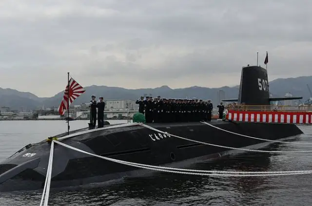 Mitsubishi Heavy Industries, Ltd. (MHI) delivered the "Jinryu" submarine to the Japanese Ministry of Defense (MOD) today in a ceremony held at the MHI Kobe Shipyard & Machinery Works' No.3 pier in Kobe, Hyogo Prefecture. The Jinryu is the seventh Soryu-class submarine supplied to the Japan Maritime Self-Defense Force (JMSDF), and the fourth built by MHI. MHI also built the first Soryu-class submarine, and has produced a total of 26 submarines at the MHI Kobe Shipyard over the last 70 years. 