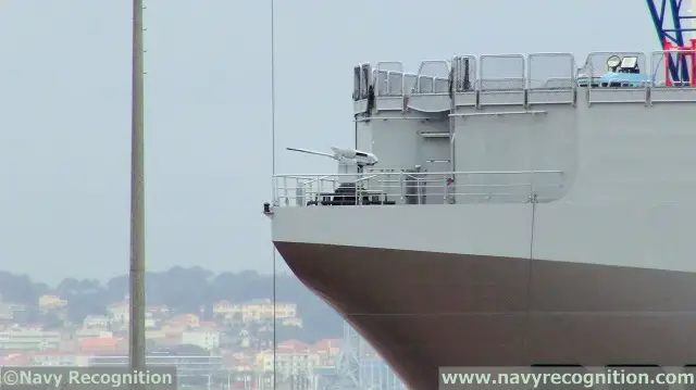 Spotted by Navy Recognition and French naval news website Mer et Marine during a visit in Toulon naval base: The Mistral class Landing Helicopter Dock (LHD) Dixmude (the third in the series) has received its NARWAHL remote weapon stations (RWS). Dixmude is the first of the mistral class to receive the weapon upgrade.