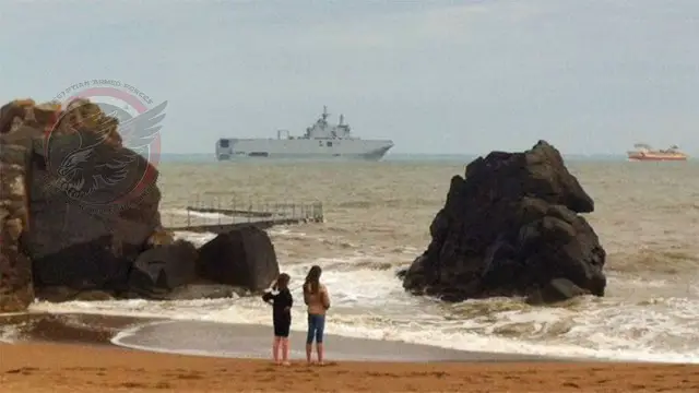 The first Mistral-class LHD Gamal Abdel Nasser (hull number L1010, the former Vladivostok initially intended for the Russian Navy), purchased by Egypt after the cancellation of the contract with Russia went out to sea for the first time with an Egyptian crew for a week of training.