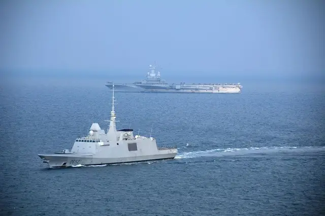 The French Navy (Marine Nationale) FREMM (multi-mission frigate) Provence reached its homeport in Brest on April 21 after five months of distant deployment. Newly received by the French Navy in the summer of 2015, FREMM Provence sailed from Brest on November 15, 2015 for its first deployment. This was a long and demanding journey that took the vessel and its crew all the way to the South China Sea.