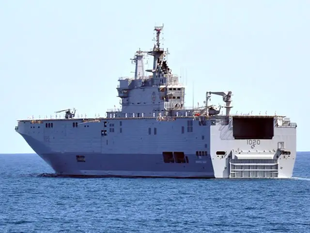 ENS Anwar El Sadat L 1020 Mistral class LHD Egyptian Navy