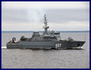 The Project 12700 Alexandrit-class lead mine sweeper Alexander Obukhov currently under construction for the Navy at the Sredne-Nevsky Shipyard in St. Petersburg in northwest Russia has started undergoing state trials, the shipyard’s press office said.
