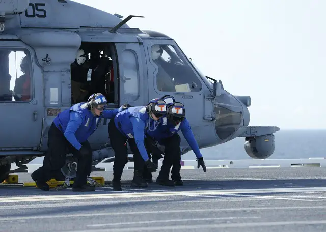 Gerald R. Ford and "Sea Knights" Provide MEDEVAC Support During Sea Trials
