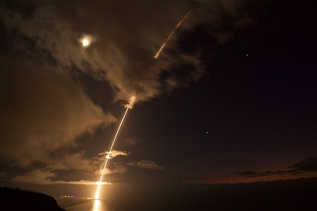 MRBM Intercept Target launch