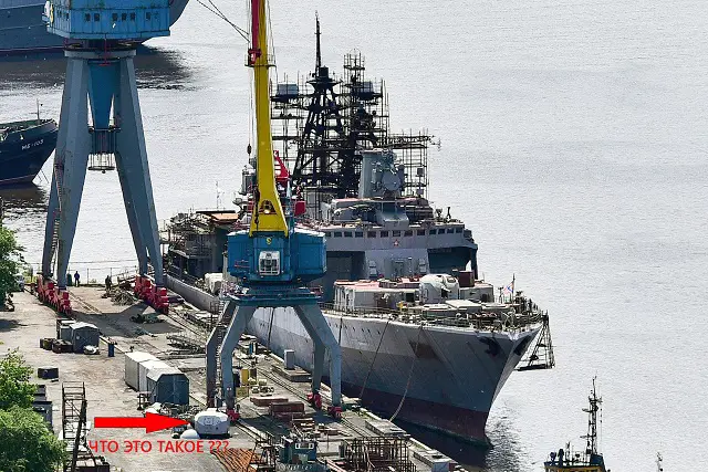 Russian Navy Udaloy I class ASW Destroyer Marshal Shaposhnikov