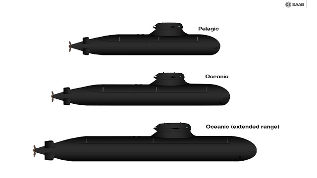 Saab A26 Submarine variants 1