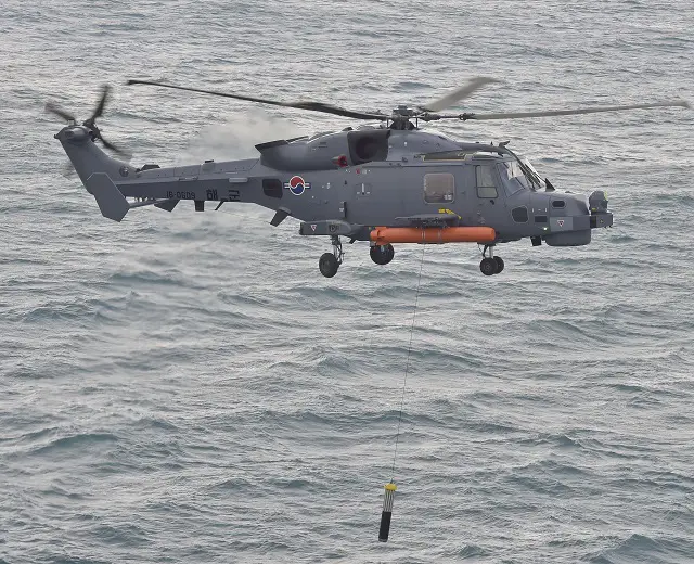 ROK Navy AW159 Wildcat helicopter ASW exercise frigate Gwangju 3