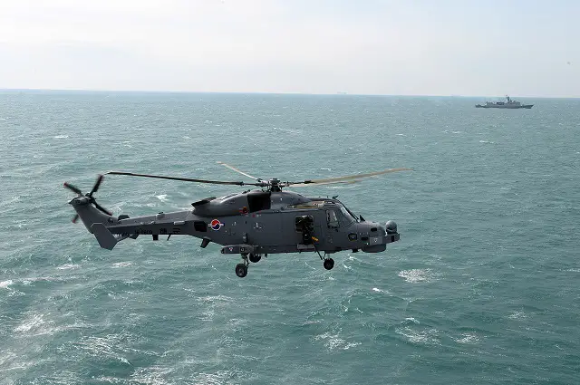 ROK Navy AW159 Wildcat helicopter ASW exercise frigate Gwangju 6
