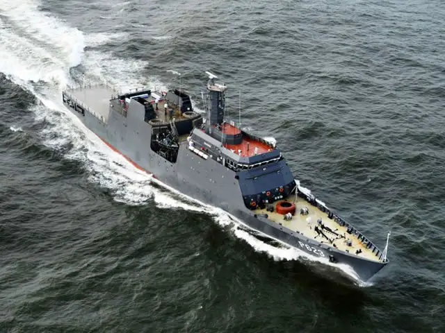 Goa Shipyard built SL Navy AOPV Sayurala