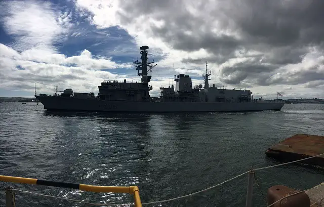 Royal Navy Type 23 Frigate HMS Montrose