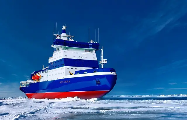 nuclear icebreaker project 22220 rosatom russia