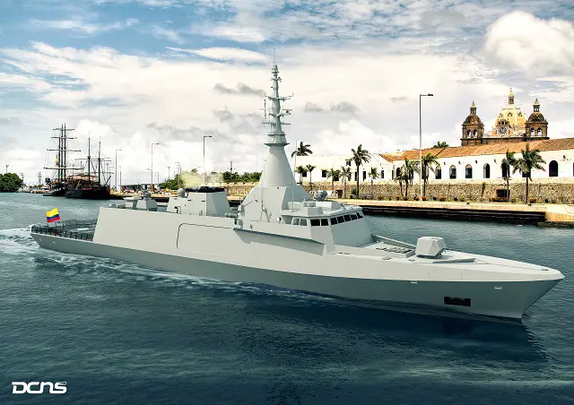 DCNS Gowind Corvette Colombia