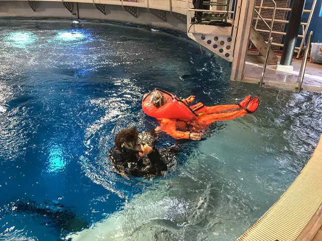 Submarine Escape Training Italian Navy